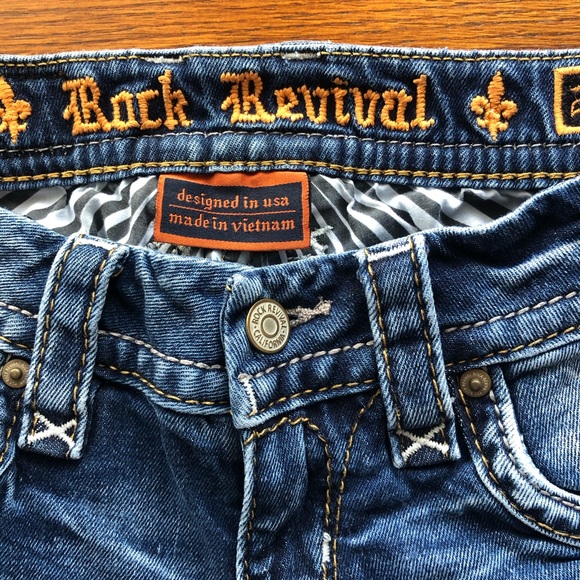 COPY - Rock Revival Raven Skinny Jeans Size 26 - Picture 5 of 8